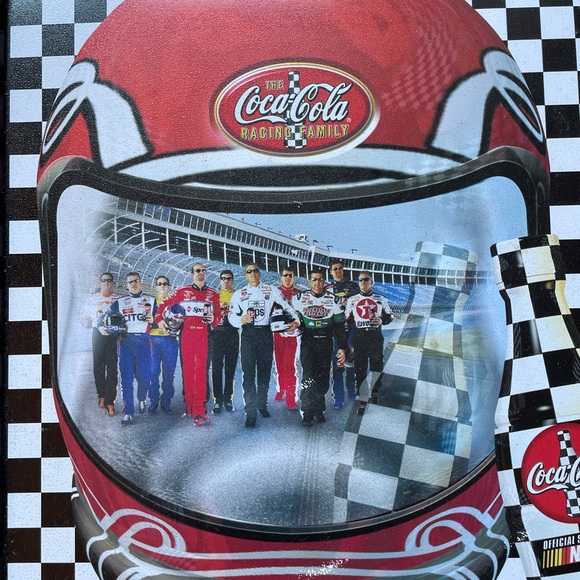 2002 NASCAR Coca Cola Racing Family Drivers Metal Serving Tray - Picture 2 of 5